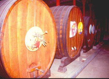 ROWS OF CASKS FEREMENTING